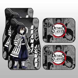 Obanai Iguro Car Floor Mats Custom Demon Slayer Anime Mix Manga Gifts For Fans