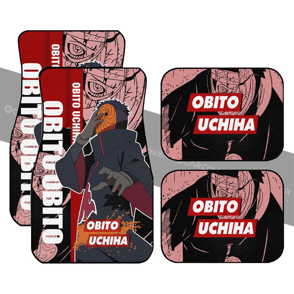 Obito Akatsuki Car Floor Mats Custom Anime Naruto Car Accessories Obito Akatsuki Car Floor Mats Custom Anime Naruto Car Accessories