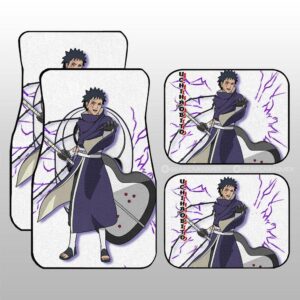 Obito Car Floor Mats Custom Gifts For Naruto Anime Fans