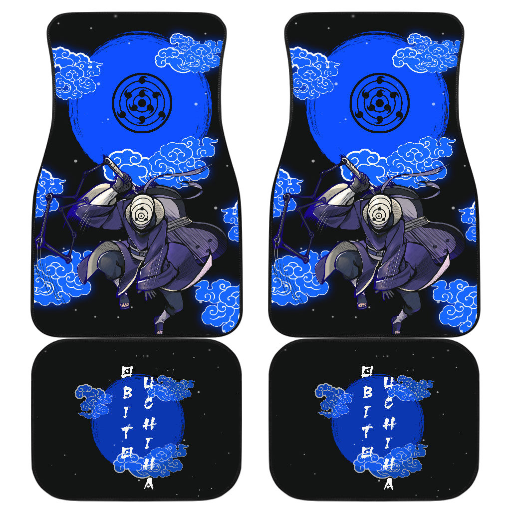 Obito Uchiha Naruto Car Floor Mats Anime Car Accessories Obito Uchiha Naruto Car Floor Mats Anime Car Accessories