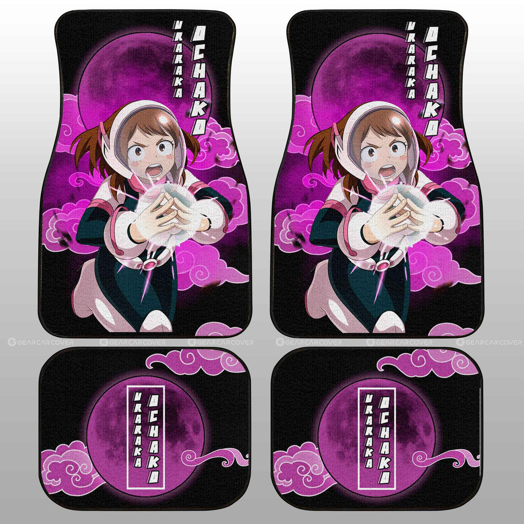 Ochako-Uraraka-Car-Floor-Mats-Custom-Anime-My-Hero-Academia-Car-Interior-Accessories-1