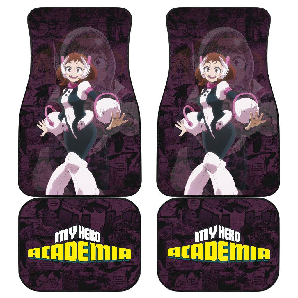 Ochako Uraraka My Hero Academia Car Floor Mats Anime Car Accessories Ochako Uraraka My Hero Academia Car Floor Mats Anime Car Accessories