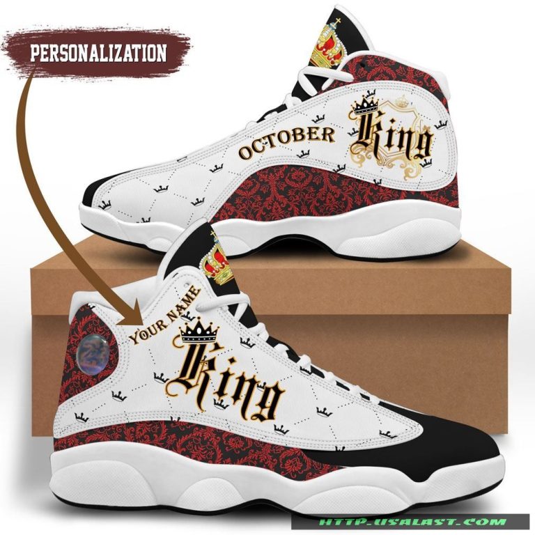 October-King-Custom-Name-Air-Jordan-13-Sneaker-1