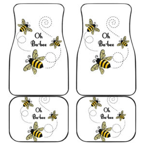 Oh Ba Bee in white theme Car Floor Mats 191018
