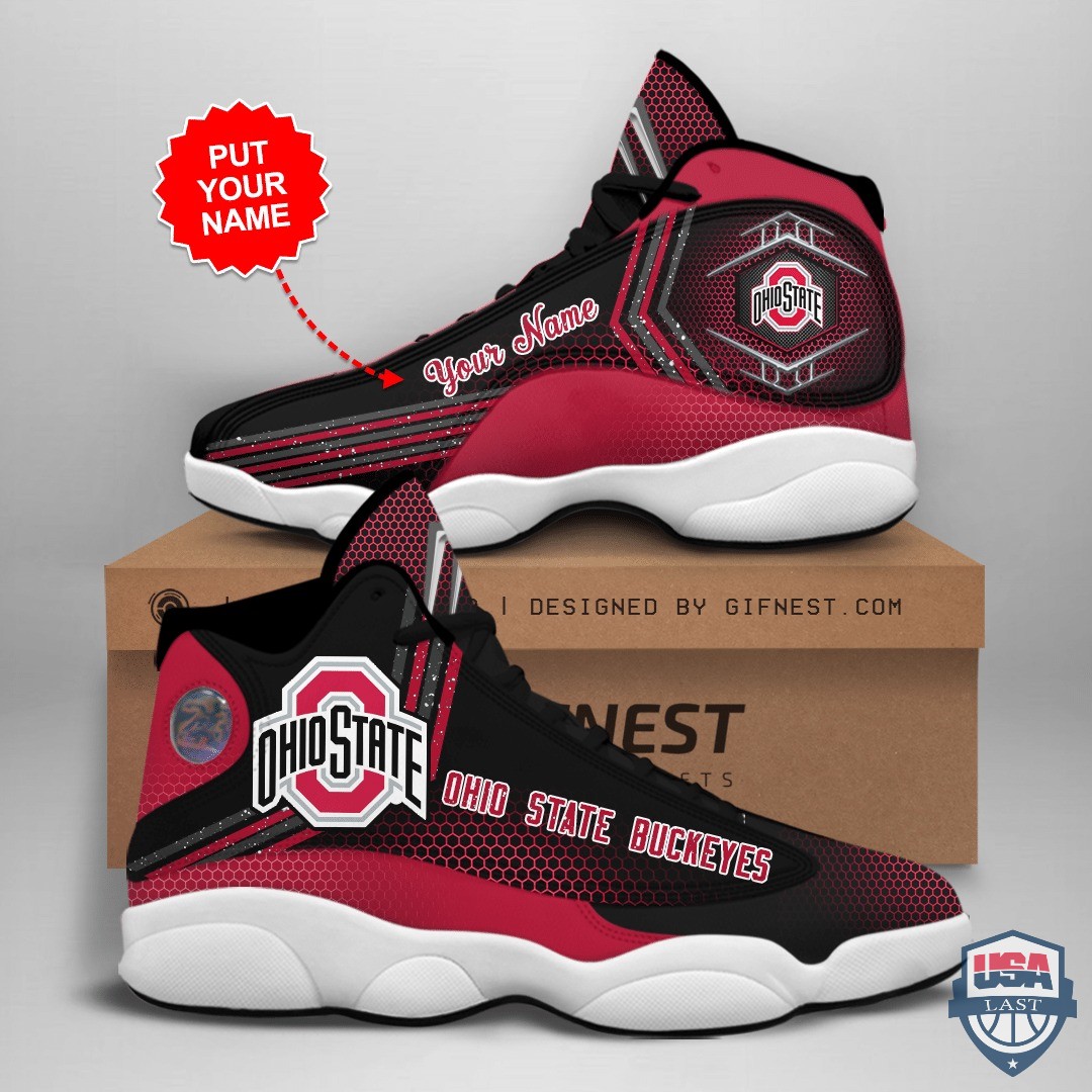 Ohio State Buckeyes Air Jordan 13 Custom Name Personalized Shoes Ohio State Buckeyes Air Jordan 13 Custom Name Personalized Shoes