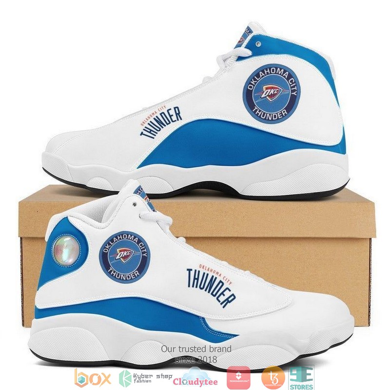 Oklahoma City Thunder Nba Football Team Air Jordan 13 Sneaker Shoes Oklahoma City Thunder Nba Football Team Air Jordan 13 Sneaker Shoes