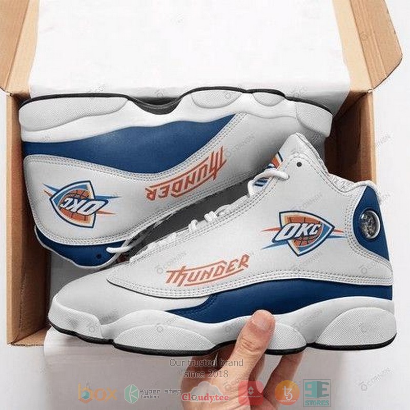 Oklahoma City Thunder Team Nba Logo Air Jordan 13 Shoes Oklahoma City Thunder Team Nba Logo Air Jordan 13 Shoes