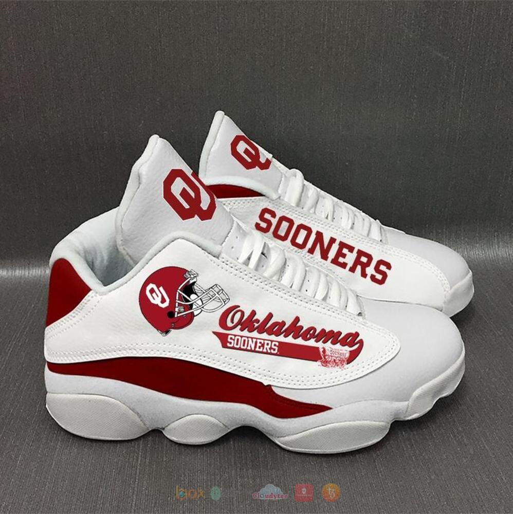 Oklahoma Sooners White Air Jordan 13 Shoes Oklahoma Sooners White Air Jordan 13 Shoes