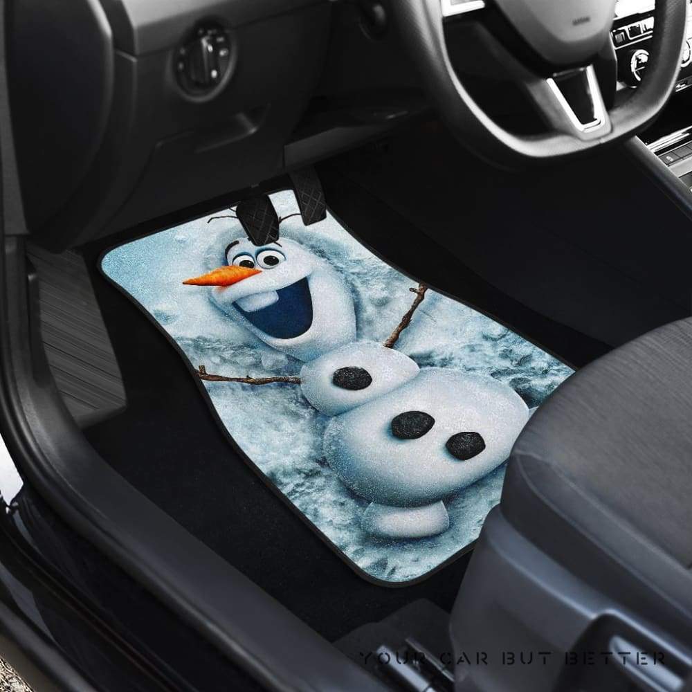 Olaf Snowman Car Floor Mats 110619 Olaf Snowman Car Floor Mats 110619