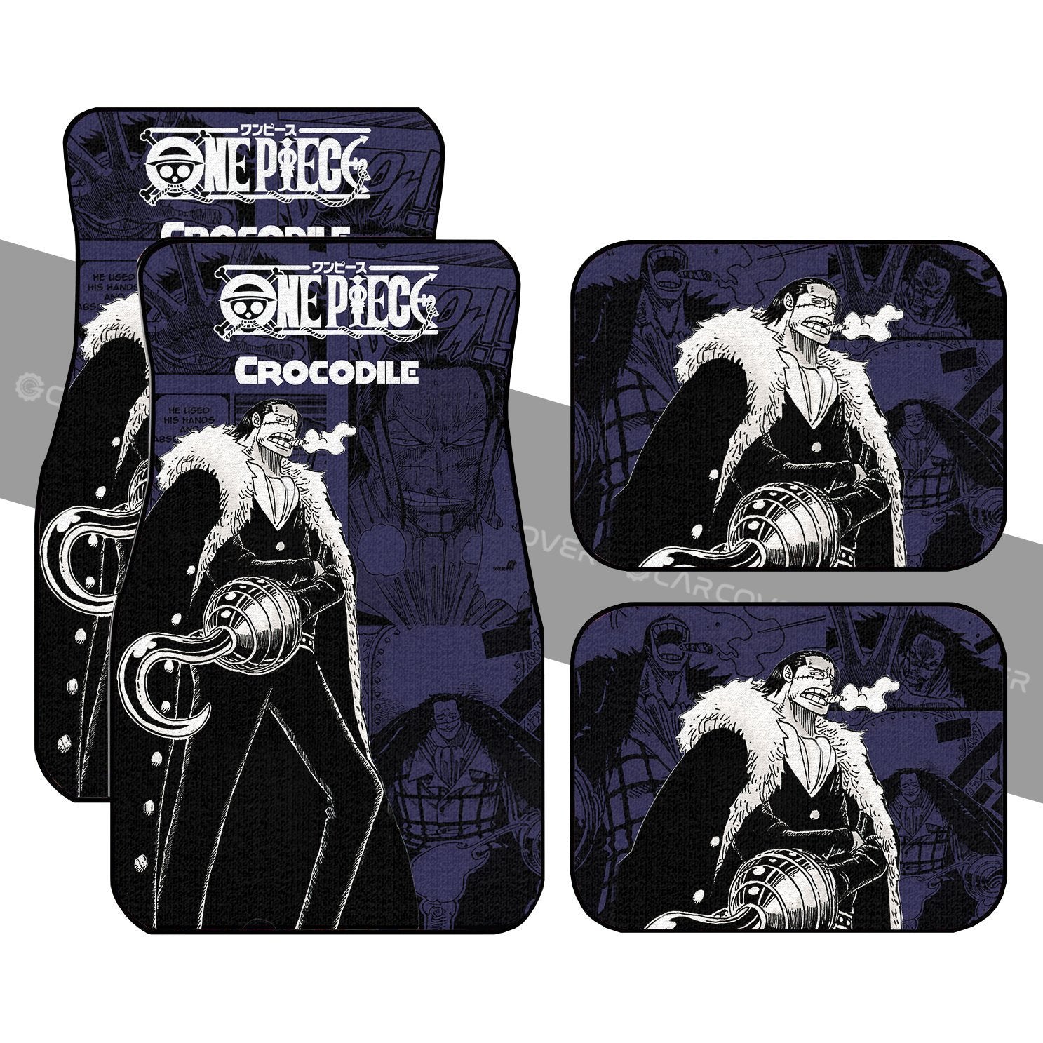 One Piece Crocodile Car Floor Mats Custom Anime Mix Manga Car Accessories One Piece Crocodile Car Floor Mats Custom Anime Mix Manga Car Accessories