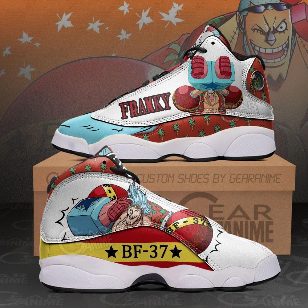 One Piece Franky Anime Air Jordan 13 Shoes One Piece Franky Anime Air Jordan 13 Shoes