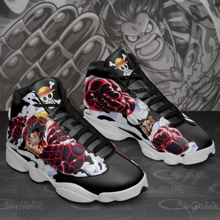 One-Piece-Monkey-D-Luffy-Gear-4-Air-Jordan-13-Sneaker-Shoes-1