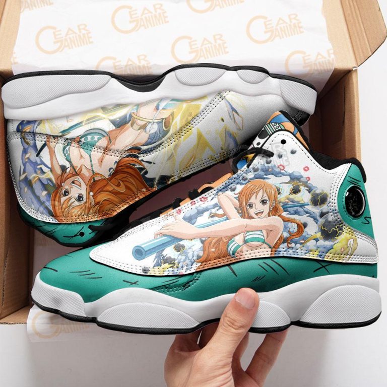 One-Piece-Nami-Air-Jordan-13-Sneaker-Shoes-2
