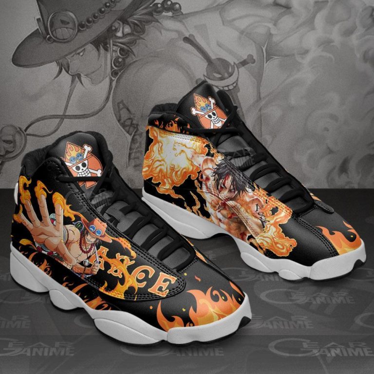 One-Piece-Portgas-D-Ace-Air-Jordan-13-Sneaker-Shoes-1