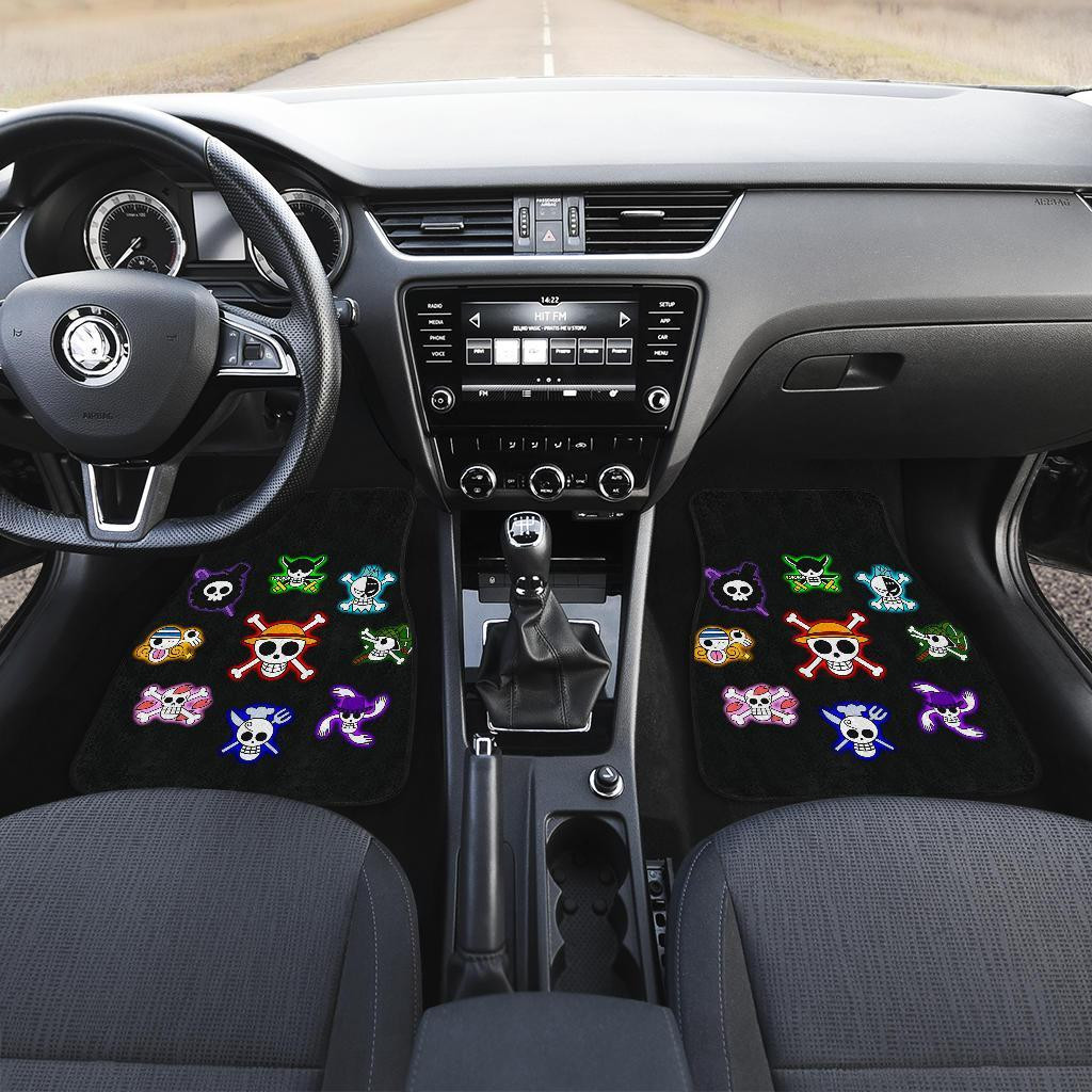 One-Piece-Symbols-Logo-Art-in-Black-theme-Car-Floor-Mats-191029-1