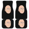 One Punch Man Funny Head Car Floor Mats