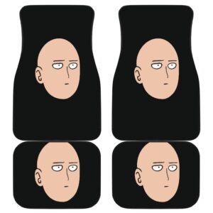 One Punch Man Funny Head Car Floor Mats