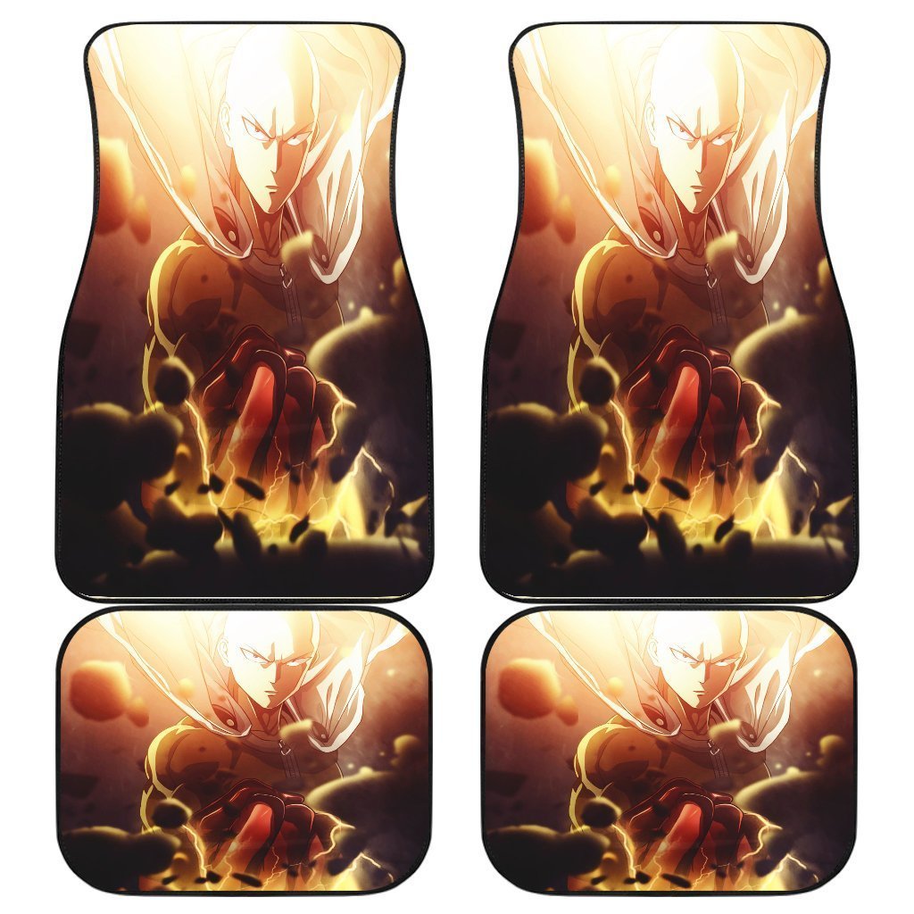 One Punch Man Saitama Fighting Car Floor Mats One Punch Man Saitama Fighting Car Floor Mats