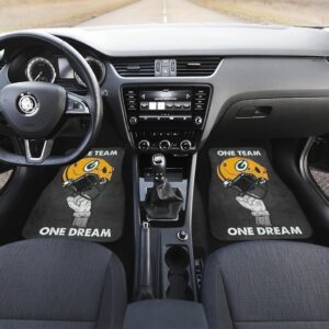 One Team One Dream Green Bay Packers Car Floor Mats