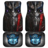 Optimus Prime Face Transformers Car Floor Mats 191029