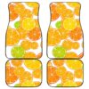 Orange Car Mats
