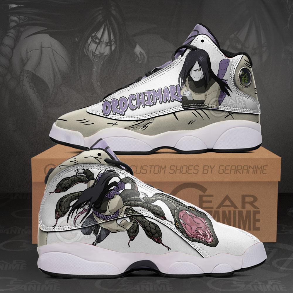 Orochimaru Air Jordan 13 Sneaker Shoes Orochimaru Air Jordan 13 Sneaker Shoes