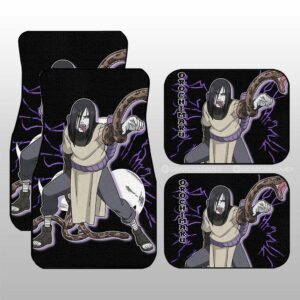 Orochimaru Car Floor Mats Custom Naruto Anime Gifts For Fans