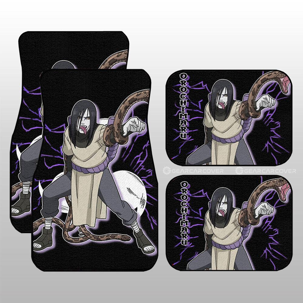 Orochimaru Car Floor Mats Custom Naruto Anime Gifts For Fans Orochimaru Car Floor Mats Custom Naruto Anime Gifts For Fans