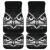 Owl Black Front And Back Car Mats