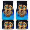 Owl Chibi Funny Face Car Floor Mats 191029