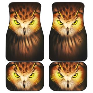 Owl Front And Back Car Mats 1