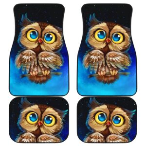 Owl Front And Back Car Mats