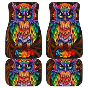 Owl Front And Back Car Mats 9
