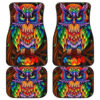 Owl God Egypt Colorfull Car Floor Mats 191029