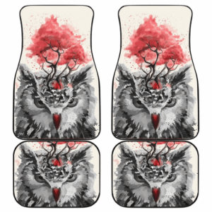 Owl Hungry Face Wild Animal Art Car Floor Mats 191029
