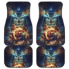 Owl Moon Art Design Car Floor Mats Animals Fantasy H0119