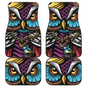 Owl New Front And Back Car Mats