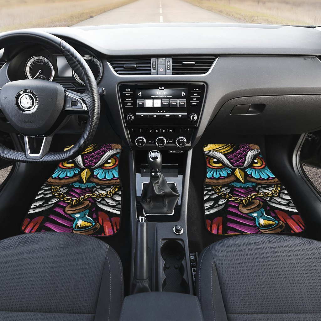 Owl-Thug-Life-Wild-Animal-Car-Floor-Mats-191029-2