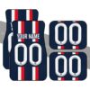 PSG Custom Car Floor Mats Soccer Fan Gifts Idea