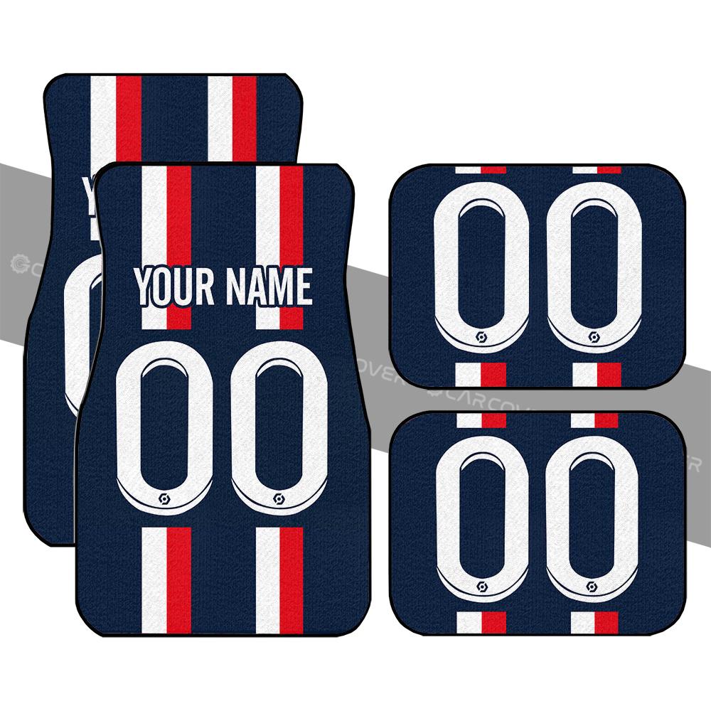 PSG Custom Car Floor Mats Soccer Fan Gifts Idea PSG Custom Car Floor Mats Soccer Fan Gifts Idea