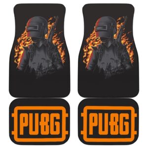 PUG Action Game Logo Custom Car Floor Mats 191030