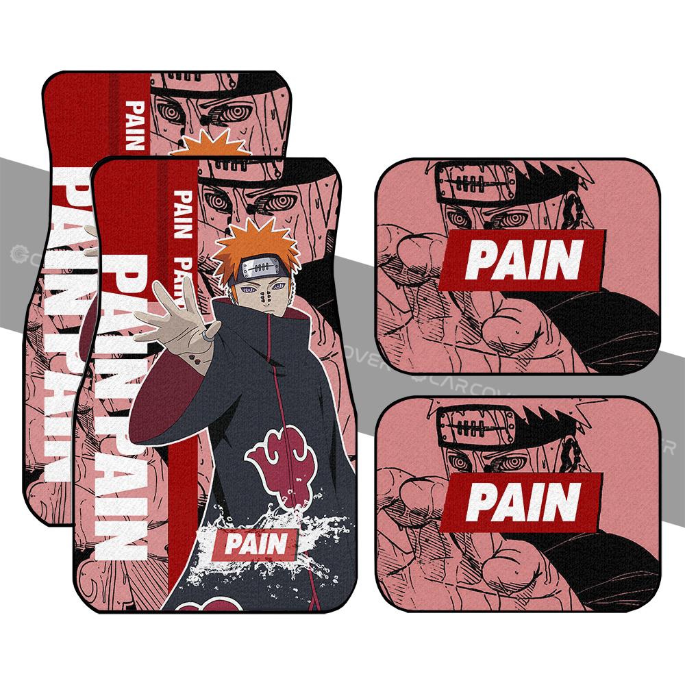 Pain Akatsuki Car Floor Mats Custom Anime Naruto Car Accessories Pain Akatsuki Car Floor Mats Custom Anime Naruto Car Accessories