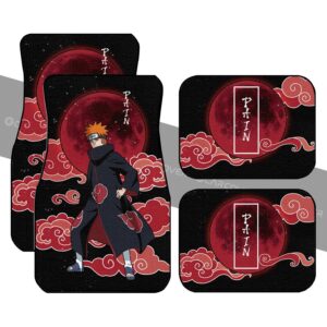 Pain Akatsuki Car Floor Mats Custom Naruto Anime Custom Car Accessories