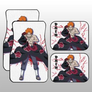 Pain Car Floor Mats Custom Gifts For Anime Naruto Fans