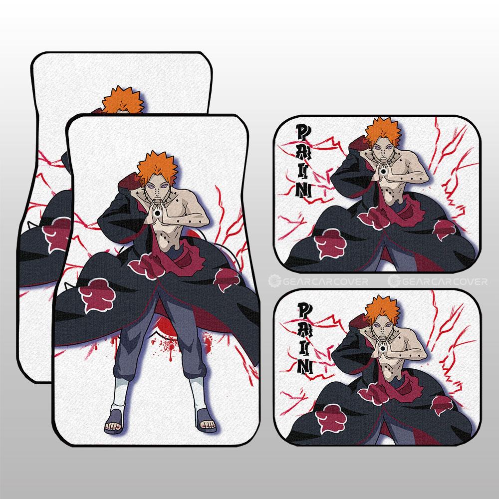 Pain Car Floor Mats Custom Gifts For Anime Naruto Fans Pain Car Floor Mats Custom Gifts For Anime Naruto Fans