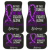 Pancreatic Cancer No One Fights Alone Car Floor Mats H042620