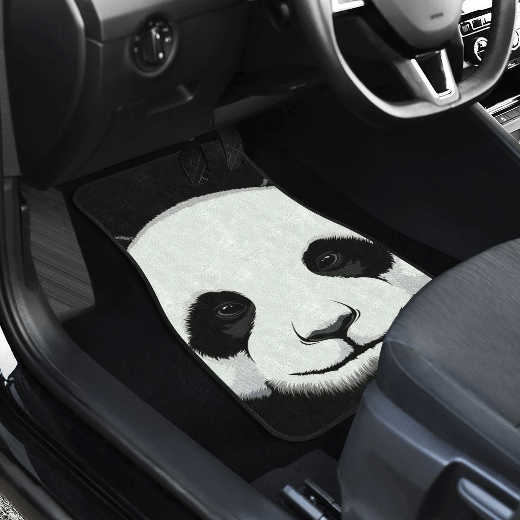 Panda-3D-Smile-Face-Wlid-Animal-in-Black-theme-Car-Floor-Mats-191029-1