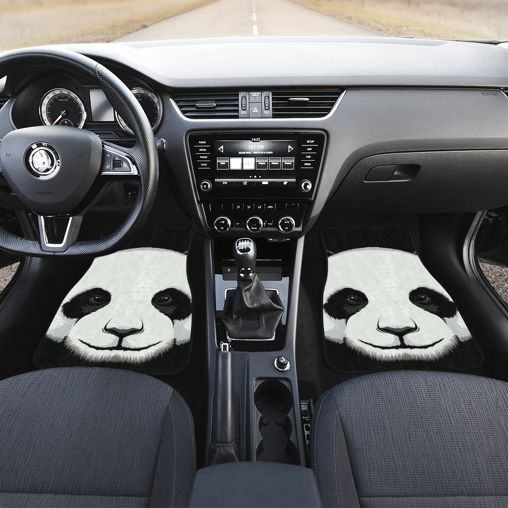 Panda-3D-Smile-Face-Wlid-Animal-in-Black-theme-Car-Floor-Mats-191029-2
