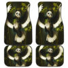 Panda Bird Wings Funny Wild Animal Car Floor Mats 191029