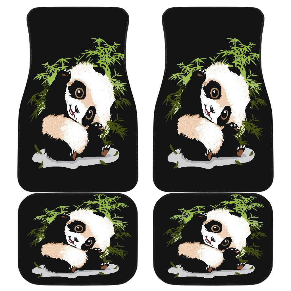 Panda Front And Back Car Mats 1 Panda Front And Back Car Mats 1
